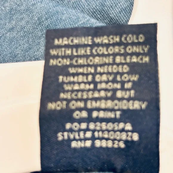 U.S. Polo Assn. Men's Blue Long Sleeve Shirt - Picture 5 of 5